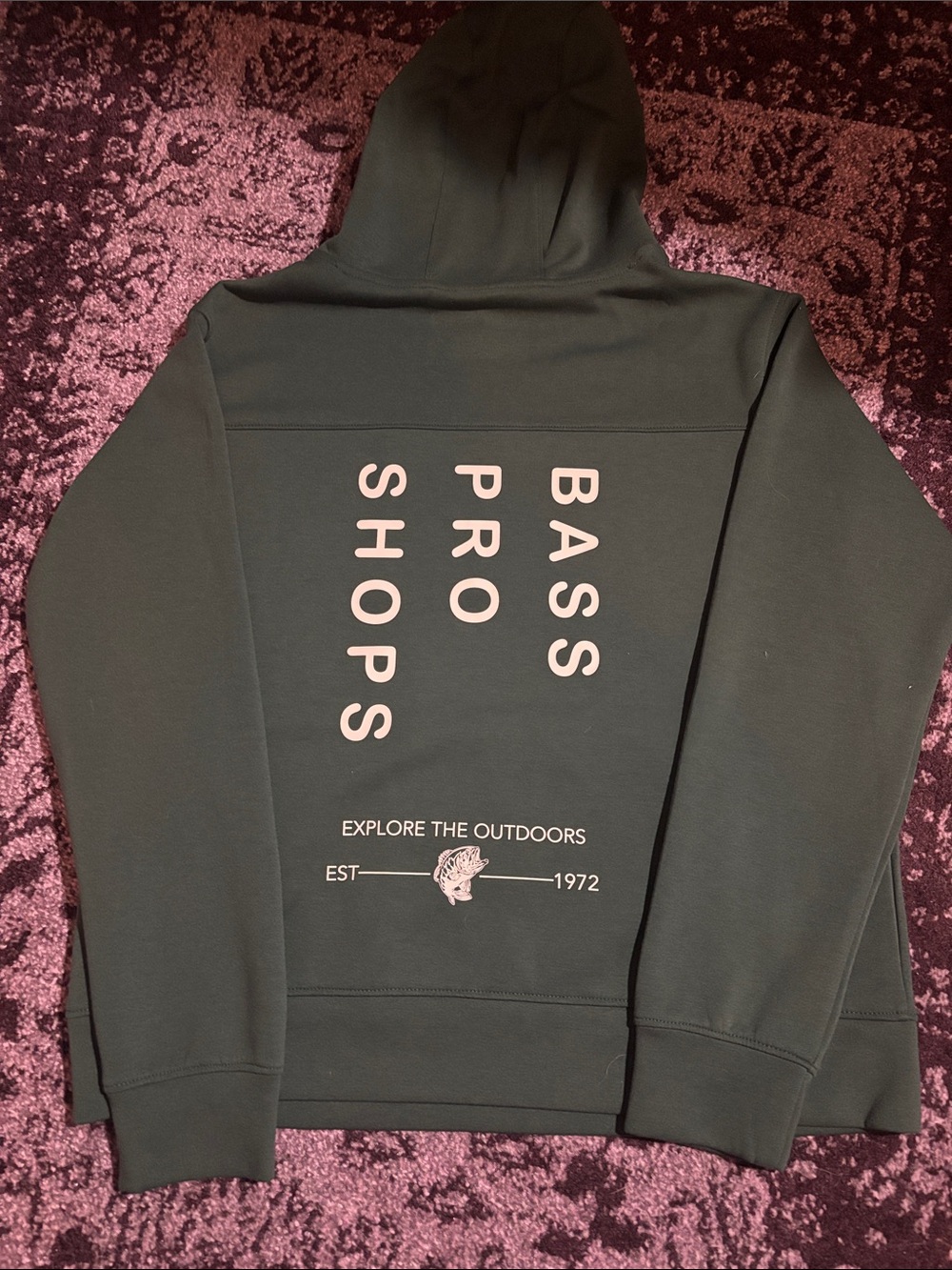 Bass Pro Shops women’s  Crewneck Hoodie in Dark Green